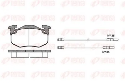 Комплект тормозных колодок, дисковый тормоз KAWE купить