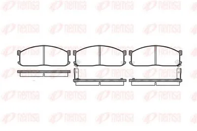 Комплект тормозных колодок, дисковый тормоз KAWE купить