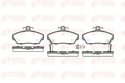 Комплект тормозных колодок, дисковый тормоз KAWE купить