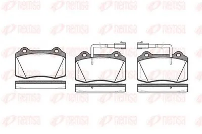 Комплект тормозных колодок, дисковый тормоз KAWE купить