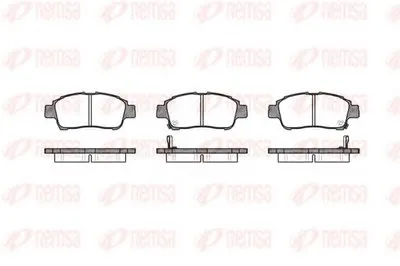 Комплект тормозных колодок, дисковый тормоз KAWE купить
