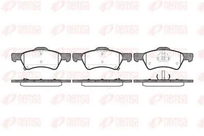 Комплект тормозных колодок, дисковый тормоз KAWE купить