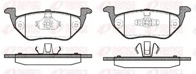 Комплект тормозных колодок, дисковый тормоз KAWE купить