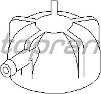 Крышка, резервуар охлаждающей жидкости TOPRAN купить