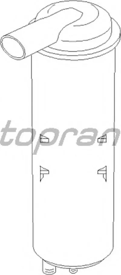 Фильтр с активированным углём, система вентиляции бака TOPRAN купить