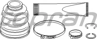 Комплект пылника, приводной вал TOPRAN купить