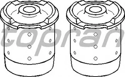 Втулка, балка моста TOPRAN купить