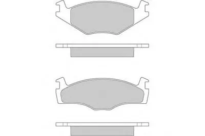 Комплект тормозных колодок, дисковый тормоз E.T.F. купить