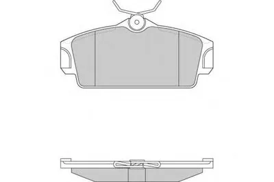 Комплект тормозных колодок, дисковый тормоз E.T.F. купить