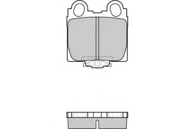 Комплект тормозных колодок, дисковый тормоз E.T.F. купить