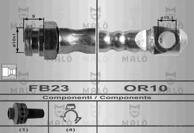 Тормозной шланг MALÒ купить