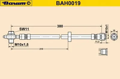 Тормозной шланг BARUM купить