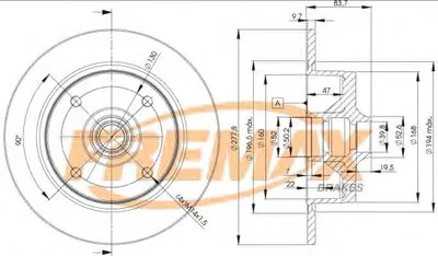 Тормозной диск Premium Carbon + FREMAX купить