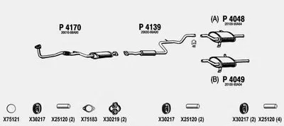 Система выпуска ОГ FENNO купить