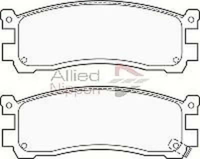 Комплект тормозных колодок, дисковый тормоз ANL Braking COMLINE купить
