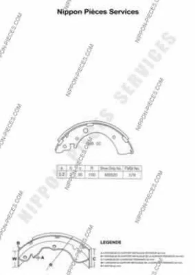 Комплект тормозных колодок NPS купить