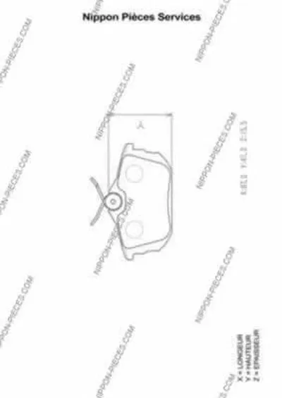 Комплект тормозных колодок, дисковый тормоз NPS купить