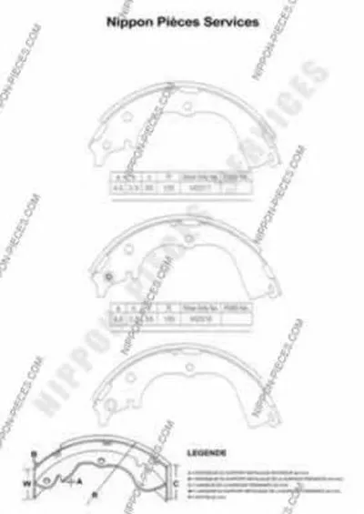 Комплект тормозных колодок NPS купить