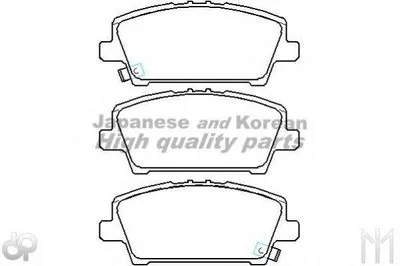 Комплект тормозных колодок, дисковый тормоз ASHUKI купить