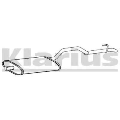 Глушитель выхлопных газов конечный KLARIUS купить