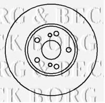 Тормозной диск BORG & BECK купить