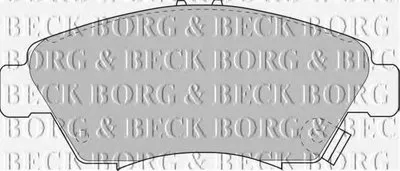 Комплект тормозных колодок, дисковый тормоз BORG & BECK купить