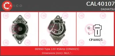 Генератор BRAND NEW SERIES CASCO купить