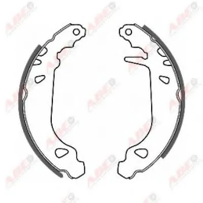 Комплект тормозных колодок ABE купить