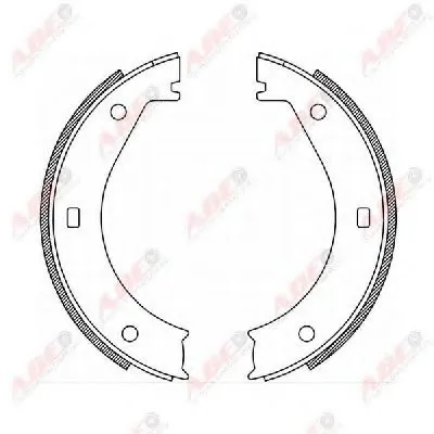 Комплект тормозных колодок, стояночная тормозная система ABE купить