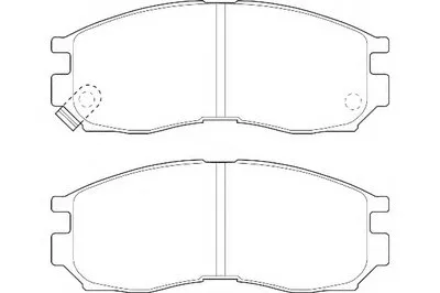 Комплект тормозных колодок, дисковый тормоз WAGNER купить