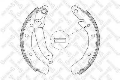 Комплект тормозных колодок STELLOX купить