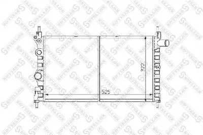 Радиатор, охлаждение двигателя STELLOX купить