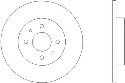 Тормозной диск PRO HELLA PAGID купить