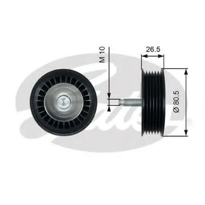 Паразитный / ведущий ролик, поликлиновой ремень DriveAlign® GATES купить