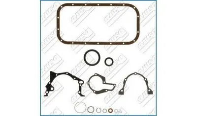 Комплект прокладок, блок-картер двигателя AJUSA купить