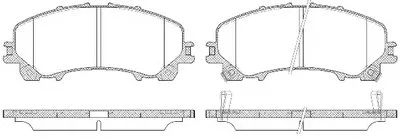 Комплект тормозных колодок, дисковый тормоз