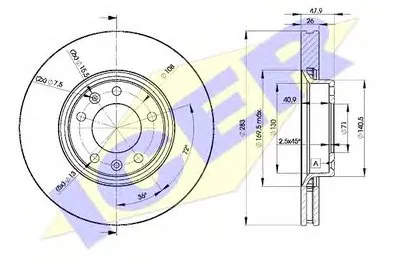Тормозной диск ICER купить
