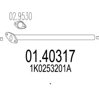 Труба выхлопного газа MTS купить