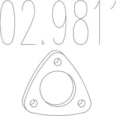 Прокладка, труба выхлопного газа MTS купить