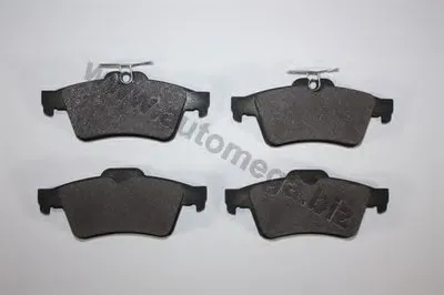 Комплект тормозных колодок, дисковый тормоз AutoMega Premium AUTOMEGA купить