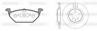 Комплект тормозов, дисковый тормозной механизм WOKING купить