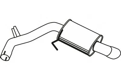 Глушитель выхлопных газов конечный FENNO купить