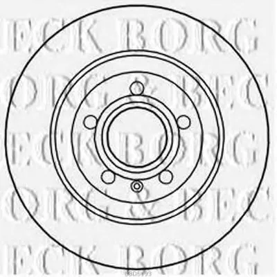 Тормозной диск BORG & BECK купить