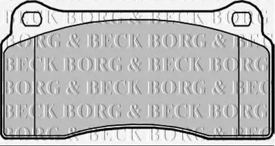 Комплект тормозных колодок, дисковый тормоз BORG & BECK купить