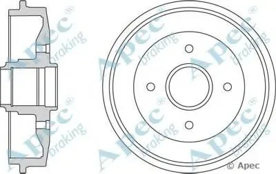 Тормозной барабан APEC braking купить
