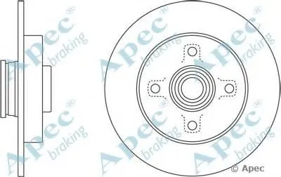 Тормозной диск APEC braking купить