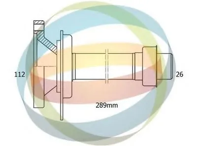 Полуосевой вал, дифференциал ODM-MULTIPARTS купить