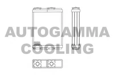 Теплообменник, отопление салона AUTOGAMMA купить