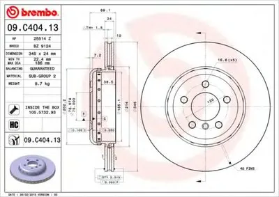Тормозной диск TWO-PIECE DISCS LINE BREMBO купить