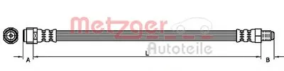 Тормозной шланг METZGER купить